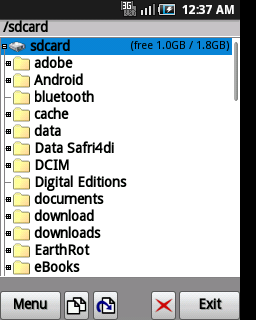 File Manager Android Mantap, Xplore.apk